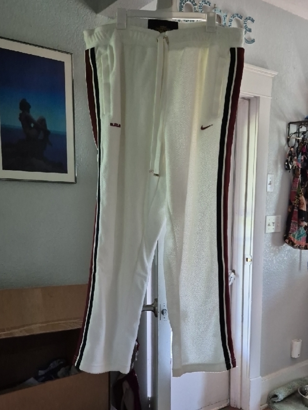 Make Offer: Nike Lebron Forever King White, Red and Black Therma-Fit Tag